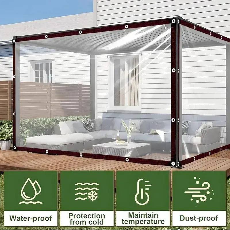 Clear PE Tarp 7x10