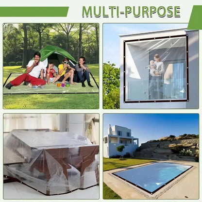 Clear PE Tarp 7x10