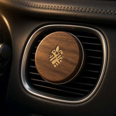 Balm clipped to the vent